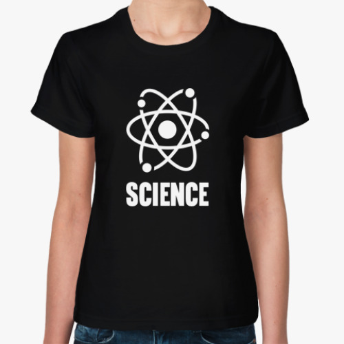 Женская футболка Наука