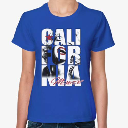 Женская футболка Монро в Калифорнии