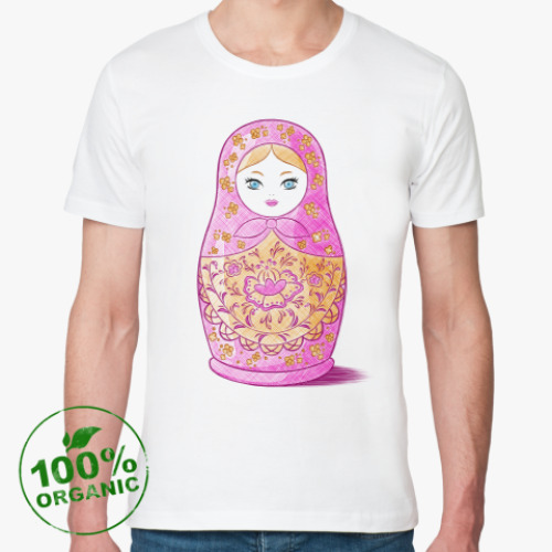 Футболка из органик-хлопка Матрёшка