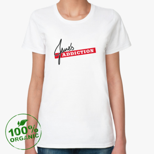 Женская футболка из органик-хлопка Jane’s Addiction
