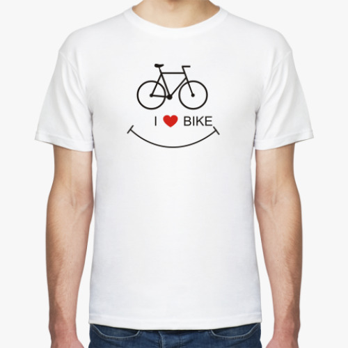 Футболка I love bike