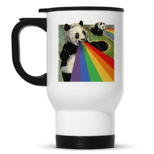 Кружка-термос Панда блюет радугой