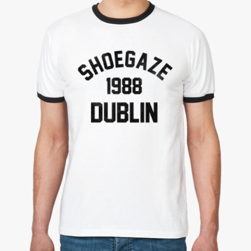 Футболка Ringer-T Shoegaze Dublin 1988