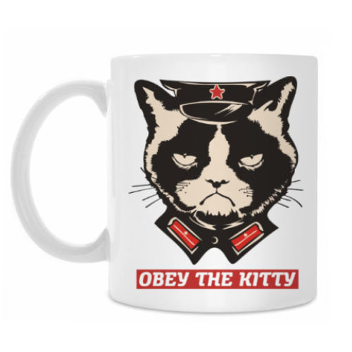 Кружка Obey the kitty