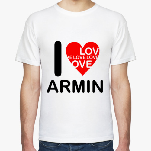 Футболка I Love Armin